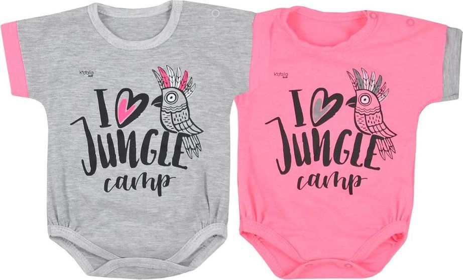 Kojenecké letní body Koala Ara růžové&nbsp;-&nbsp;86 (12-18m) - obrázek 20