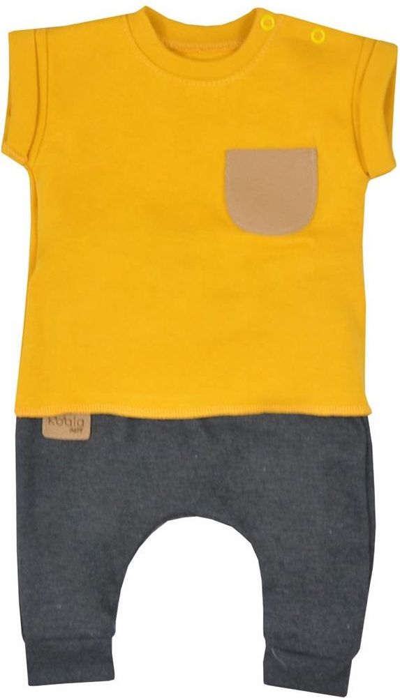 Kojenecké tepláčky a tričko Koala Summer Boy černo-šedé&nbsp;-&nbsp;86 (12-18m) - obrázek 1