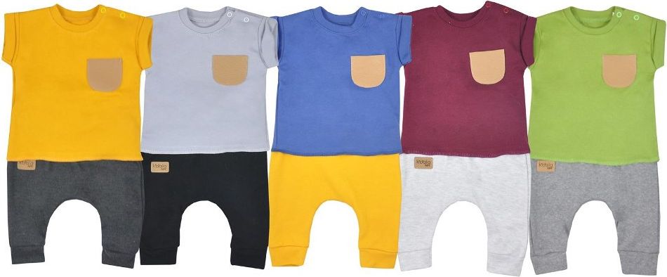 Kojenecké tepláčky a tričko Koala Summer Boy černo-šedé&nbsp;-&nbsp;86 (12-18m) - obrázek 4