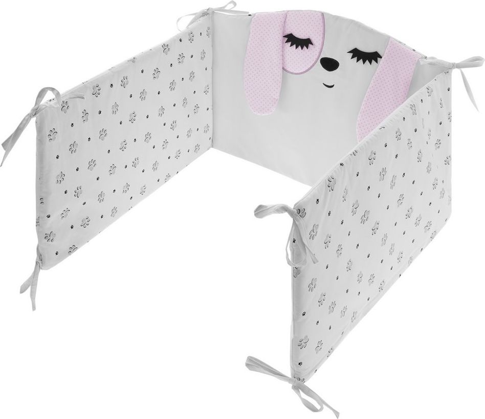 3-dílné ložní povlečení Belisima Lovely Puppy 90/120 růžové - obrázek 5