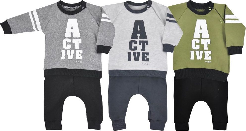 Kojenecké tepláčky a mikinka Koala Active zelená&nbsp;-&nbsp;62 (3-6m) - obrázek 17