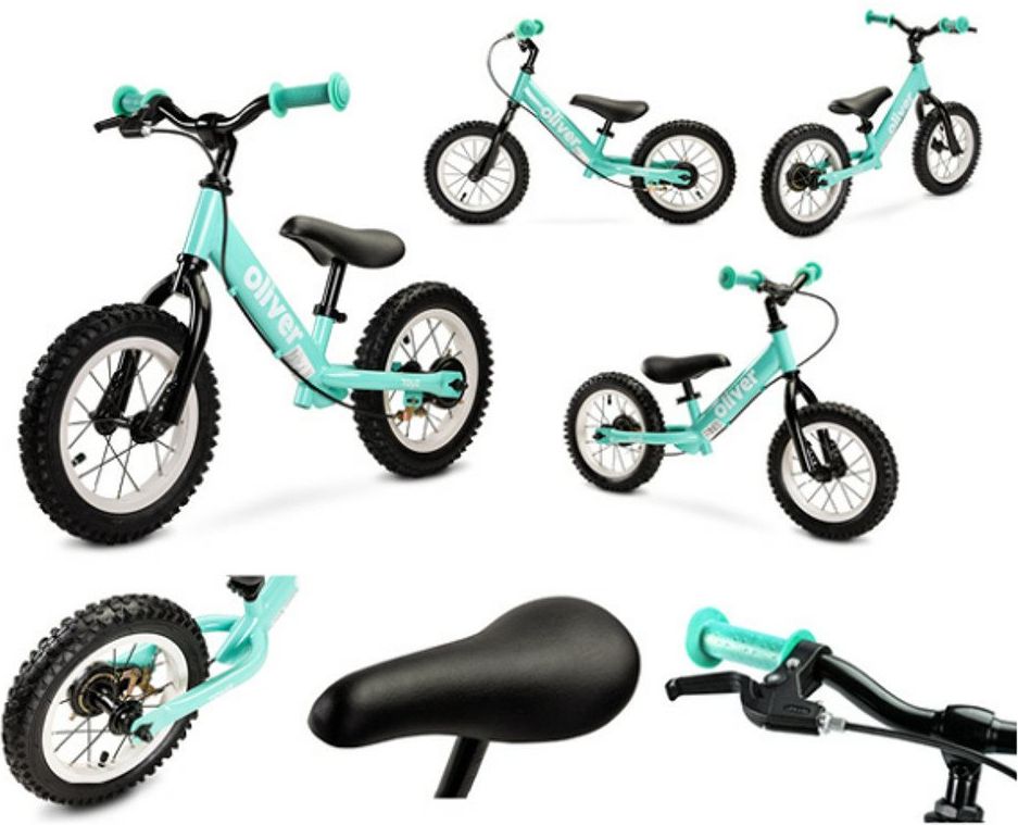 TOYZ | Toyz Oliver | Dětské odrážedlo kolo Toyz Oliver mint | Zelená | - obrázek 8
