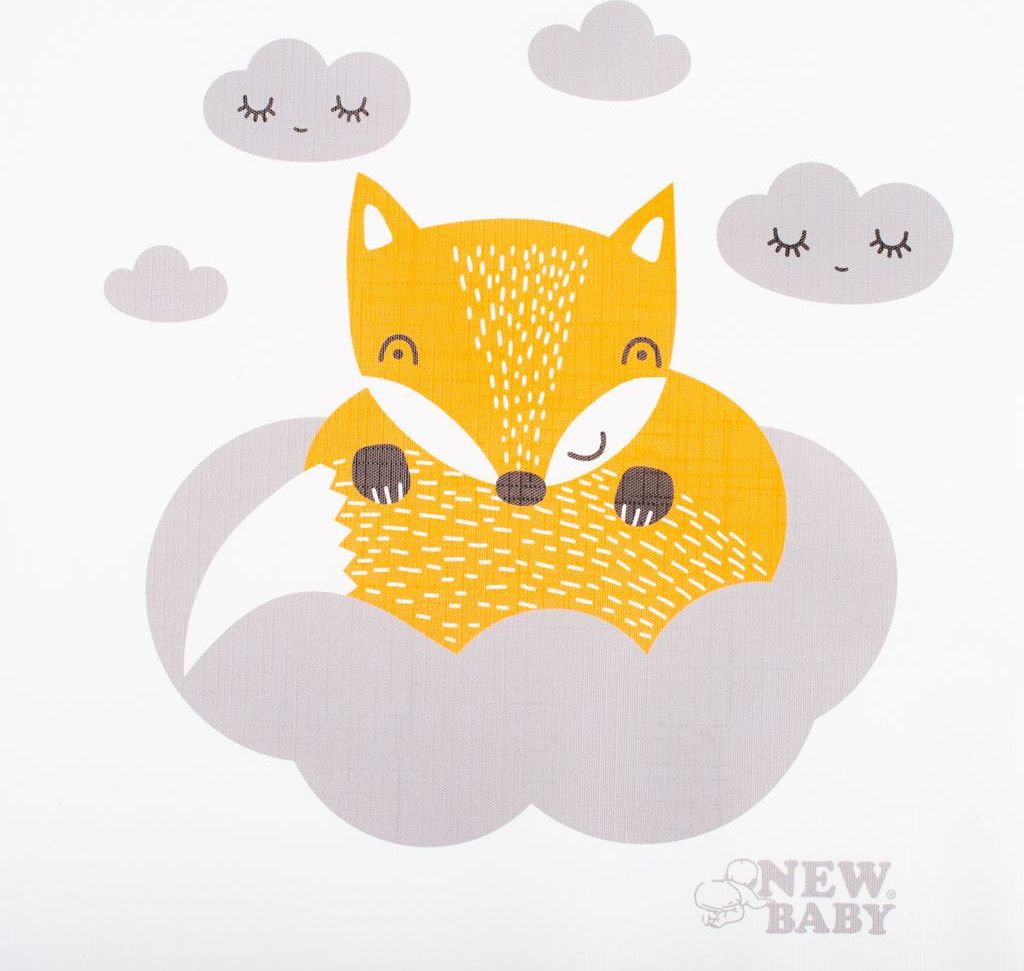 Přebalovací podložka měkká New Baby Liška bílá 85x70cm - obrázek 6