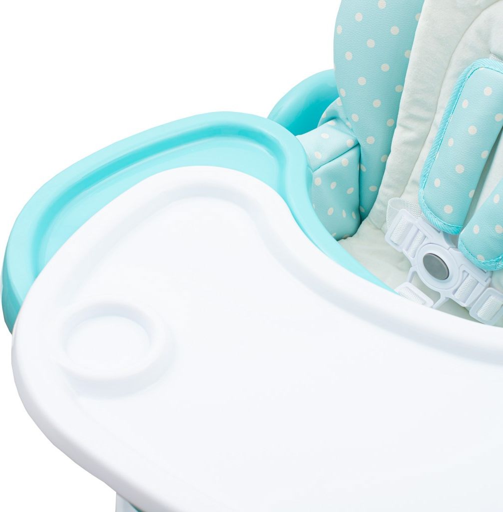 Jídelní židlička NEW BABY Gray Star - ekokůže - obrázek 9