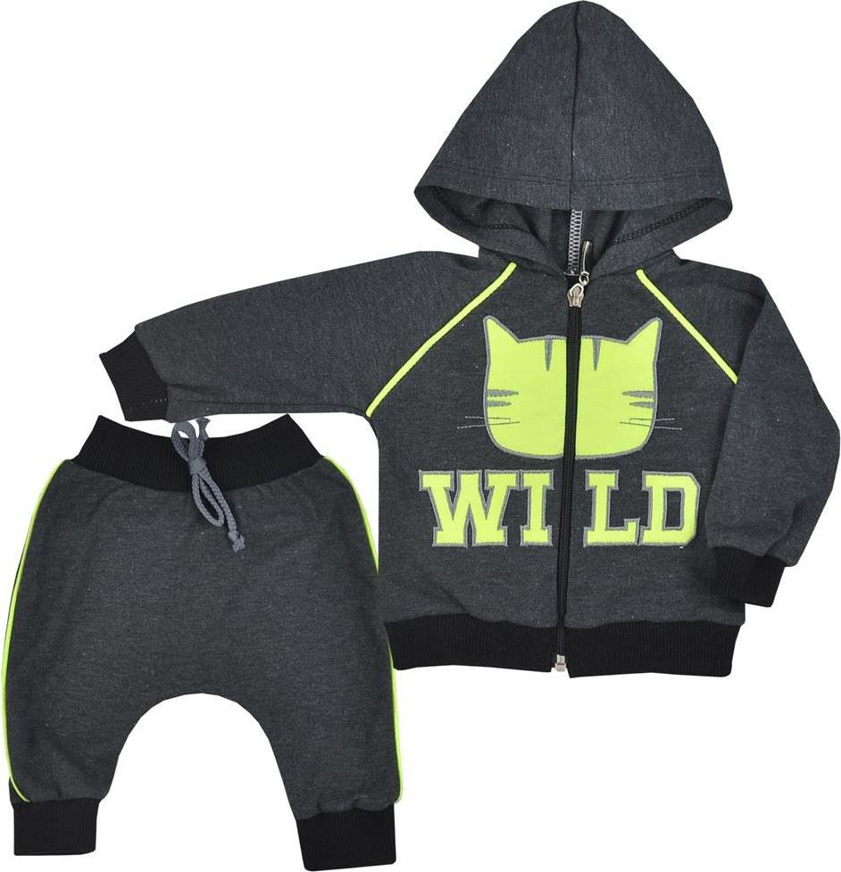 2-dílná kojenecká souprava Koala Wild šedo Varianta: růžová/62 (3-6m) - obrázek 5