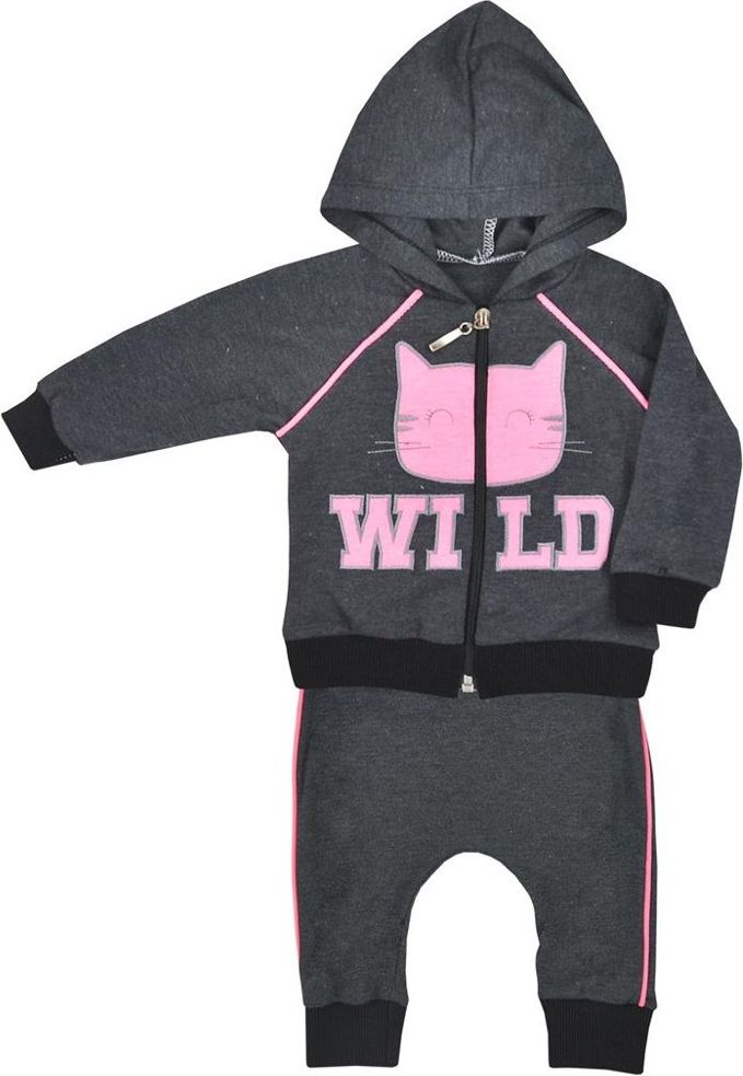 2-dílná kojenecká souprava Koala Wild šedo Varianta: růžová/62 (3-6m) - obrázek 7