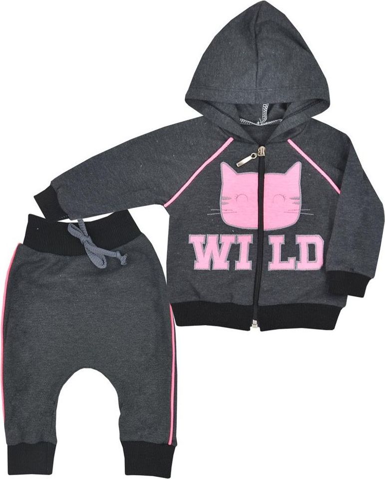 2-dílná kojenecká souprava Koala Wild šedo Varianta: růžová/62 (3-6m) - obrázek 20