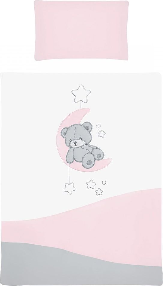 BELISIMA | Belisima Teddy Bear | 3-dílné ložní povlečení Belisima Teddy Bear 100/135 růžové | Růžová | - obrázek 4