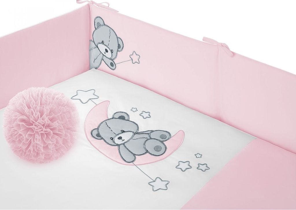 BELISIMA | Belisima Teddy Bear | 3-dílné ložní povlečení Belisima Teddy Bear 100/135 růžové | Růžová | - obrázek 6
