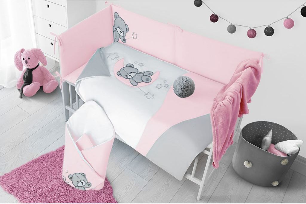 BELISIMA | Belisima Teddy Bear | 3-dílné ložní povlečení Belisima Teddy Bear 100/135 růžové | Růžová | - obrázek 7