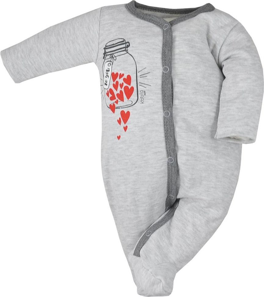 KOALA | Koala To You | Kojenecký overal Koala To You světle šedý | Šedá | 56 (0-3m) - obrázek 13