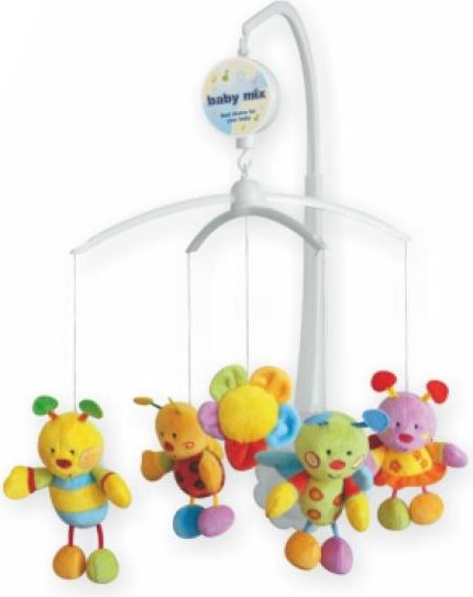 Kolotoč nad postýlku Baby Mix medvídci s čepicí Dle obrázku - obrázek 3