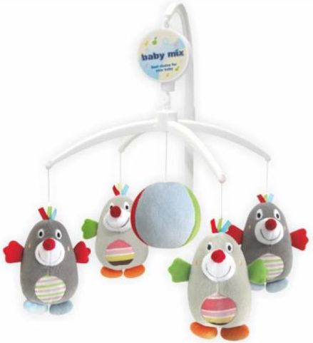 Kolotoč nad postýlku Baby Mix medvídci s čepicí Dle obrázku - obrázek 4
