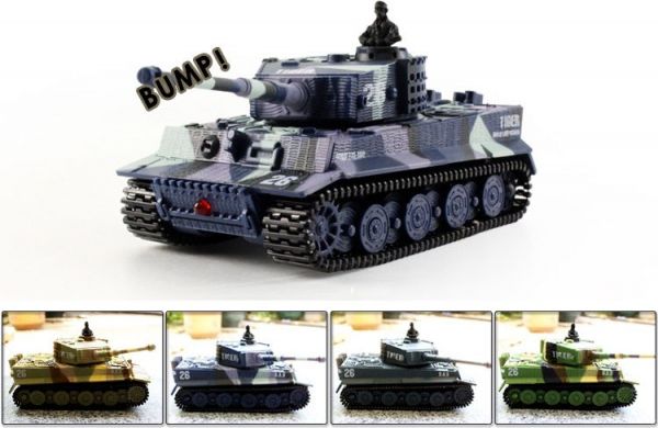 RCobchod Mini RC tank Tiger 1/72 - obrázek 1