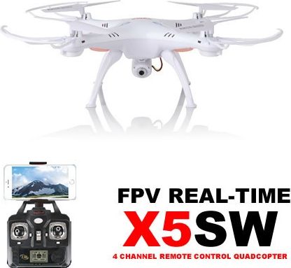 Syma X5Csw PRO - 50 minut letu - WiFi kamera s online přenosem - obrázek 2