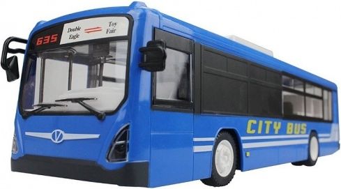 Double Eagle Městský autobus na dálkové ovládání - modrý - obrázek 1
