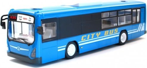 Double Eagle Městský autobus na dálkové ovládání - modrý - obrázek 6