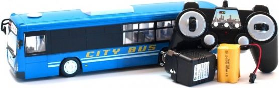 Double Eagle Městský autobus na dálkové ovládání - modrý - obrázek 11