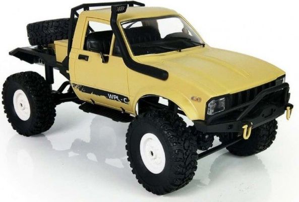 OFF-ROAD car WPL C-14K 1:16 4x4 - KIT – žluté - obrázek 4