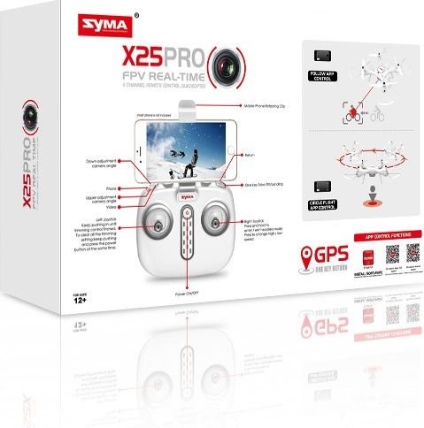 RCobchod SYMA X25PRO+ dron s GPS, 2x akumulátor - obrázek 29