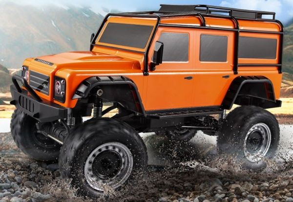 RCobchod Land Rover Defender 1/8 - 50cm - oranžový - obrázek 1