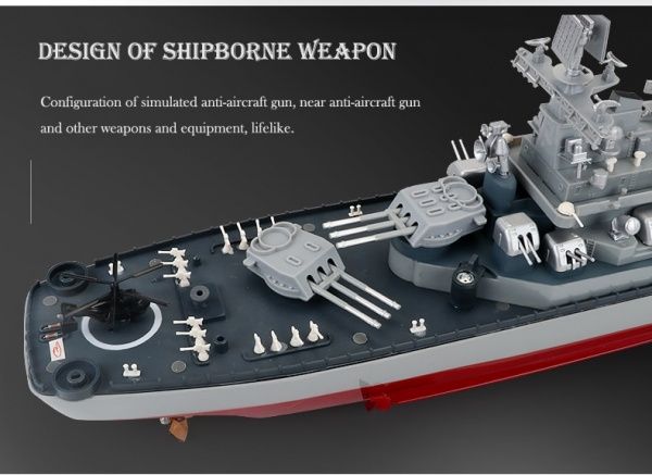 RCobchod Bitevní loď USS MISSOURI (BB-63) 2,4Ghz 1/250 - 57cm - obrázek 10