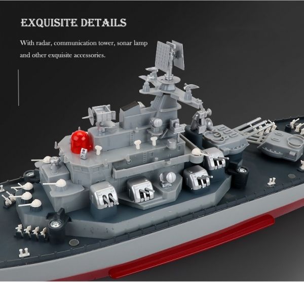 RCobchod Bitevní loď USS MISSOURI (BB-63) 2,4Ghz 1/250 - 57cm - obrázek 11
