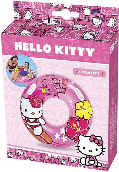 INTEX Kruh nafukovací do vody kytičky 97cm HELLO KITTY 58269 - obrázek 2
