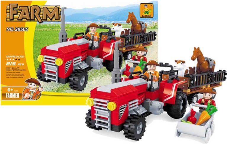 Stavebnice FARMA traktor 215 dílků - obrázek 1