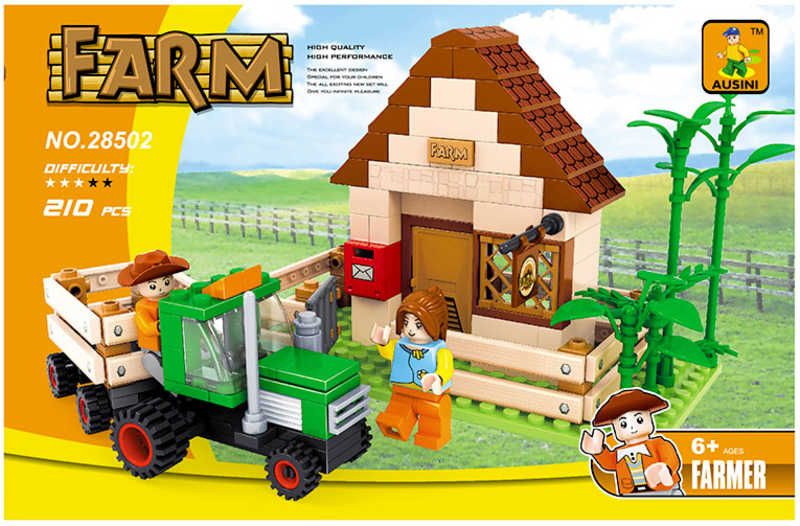 Stavebnice set farma a traktor 210 dílků - obrázek 2