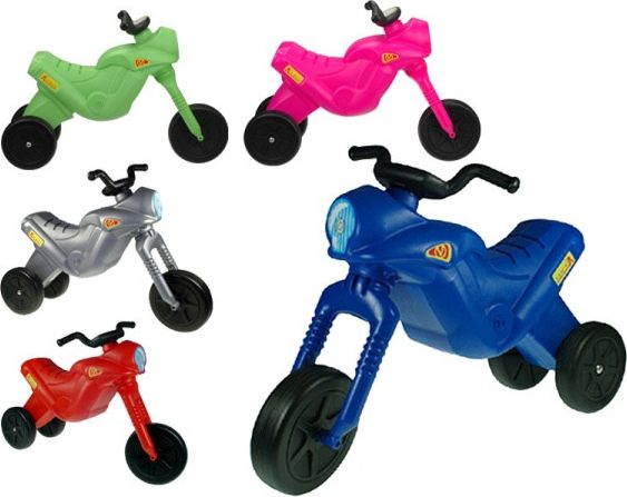 MAD Odrážedlo dětské odstrkovadlo ENDURO Klasik motorka plastová střední - obrázek 2