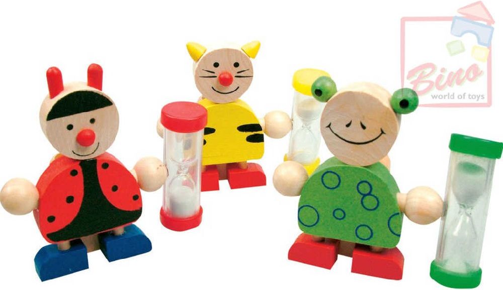Bino Stojánek na kartáček s přesýpacími hodinami - Kočka - obrázek 1