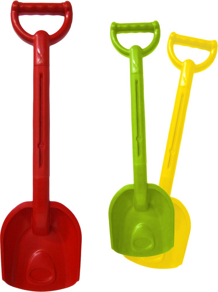 PL Lopata Lux samostatná plastová 48cm s držadlem na písek 3 barvy - obrázek 1