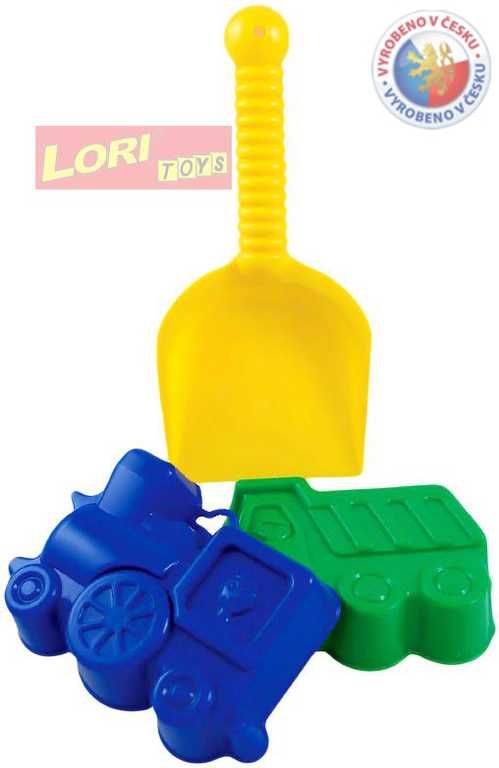 Lori 204 Lopatka + 2 bábovičky na písek - obrázek 1