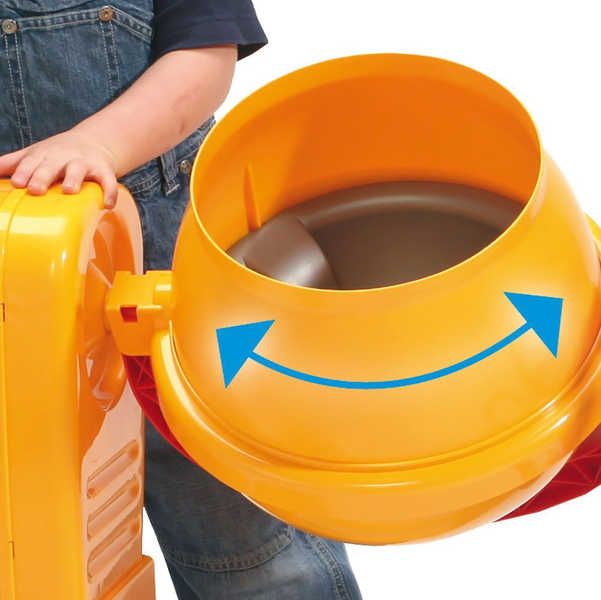 WADER Míchačka dětská plastová maxi žlutá na kolečkách - obrázek 2