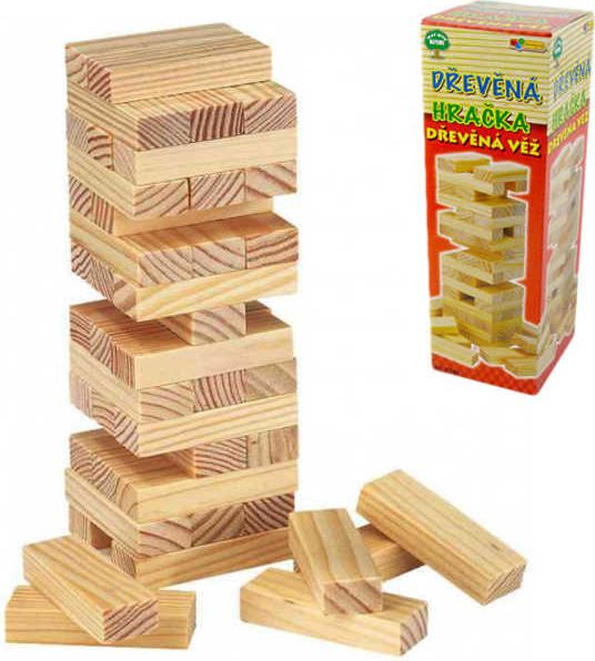 DŘEVO Hra věž velká JENGA * DŘEVĚNÉ HRAČKY * - obrázek 1