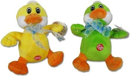 PLYŠ Káčátko s hlasem 14 cm 2 barvy * PLYŠOVÉ HRAČKY * - obrázek 1