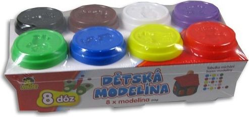 Modelína / plastelína 8ks v krabičce HREJ SI A TVOŘ - obrázek 3