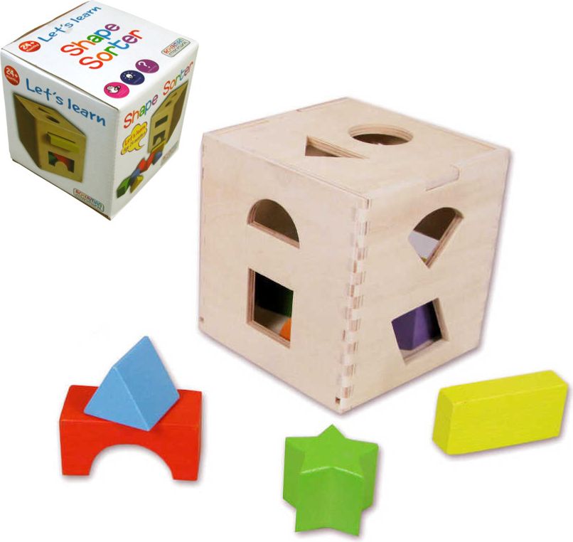 DŘEVO Vkládačka tvary 12,5 cm *DŘEVĚNÉ HRAČKY* - obrázek 1