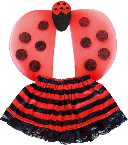 KARNEVAL Sestava Beruška vel.XS (92-104 cm) *KARNEVALOVÝ DOPLNĚK* - obrázek 1