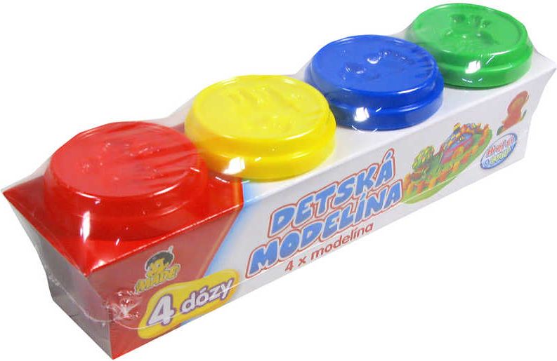 Modelovací hmota 4ks v kelímku (4x50g) - obrázek 1