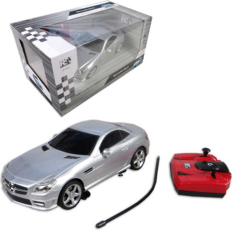 RC Auto Mercedes SLK350 osobní vůz 1:18 na vysílačku 27MHz na baterie Světlo 2 b - obrázek 1