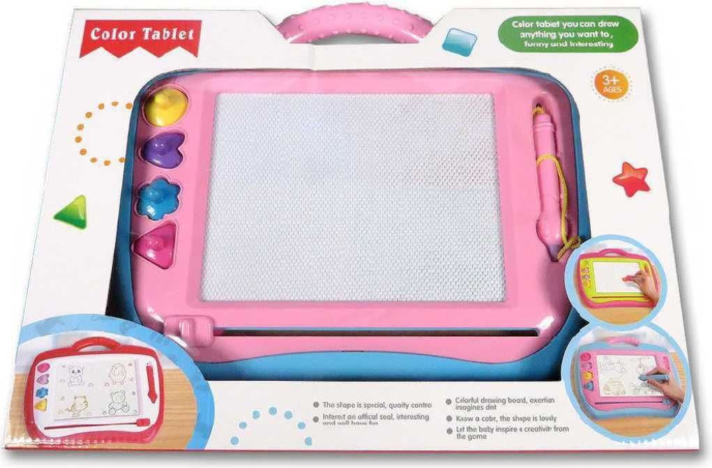 Made Tabulka kreslící barevná 39 cm - růžová rukojeť - obrázek 1