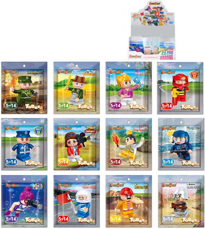 Stavebnice BanBao set figurka k sestavení ToBees Gift s doplňkem 12 druhů - obrázek 1