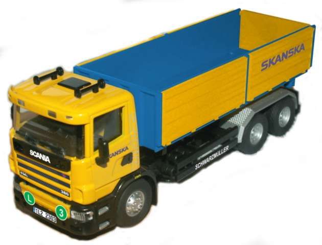 Stavebnice Monti 67 Scania Skanska 1:48 v krabici 32x20,5x7,5cm - obrázek 3