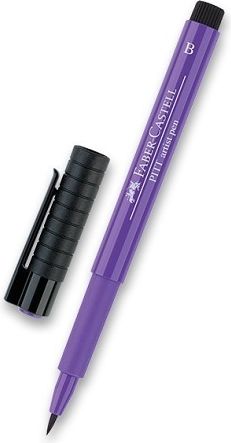 Faber-Castell Popisovač Pitt Artist Pen Brush - purpurově fialová 136/ 6743 - obrázek 1