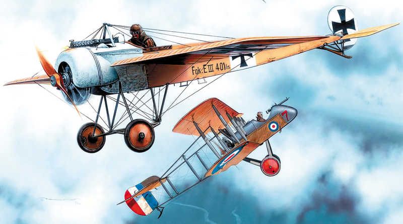 SMĚR Model letadlo Fokker E.III 1:72 (stavebnice letadla) - obrázek 2