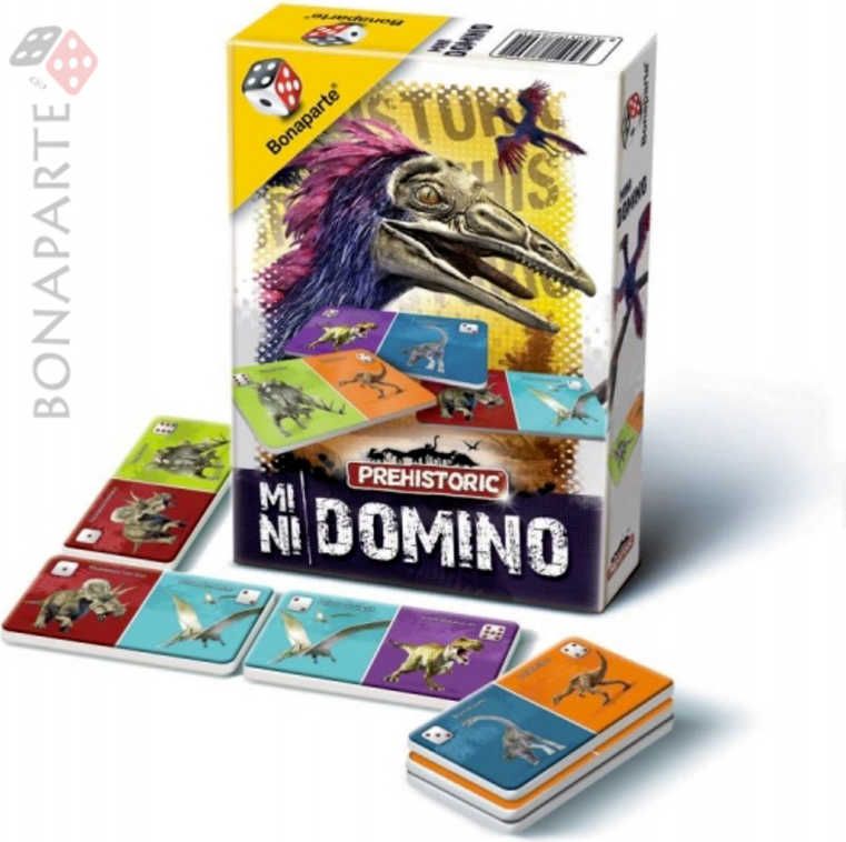 BONAPARTE Domino mini Prehistoric Dino *SPOLEČENSKÉ HRY* - obrázek 1
