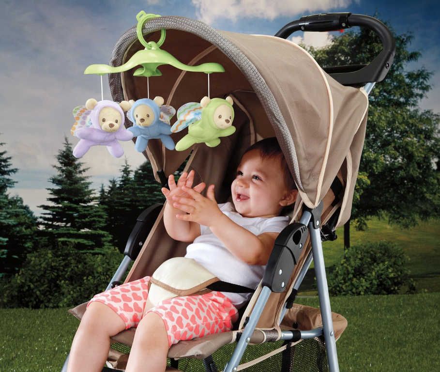 FISHER PRICE Baby kolotoč motýlci s promítáním a ukolébavkami Zvuk - obrázek 2