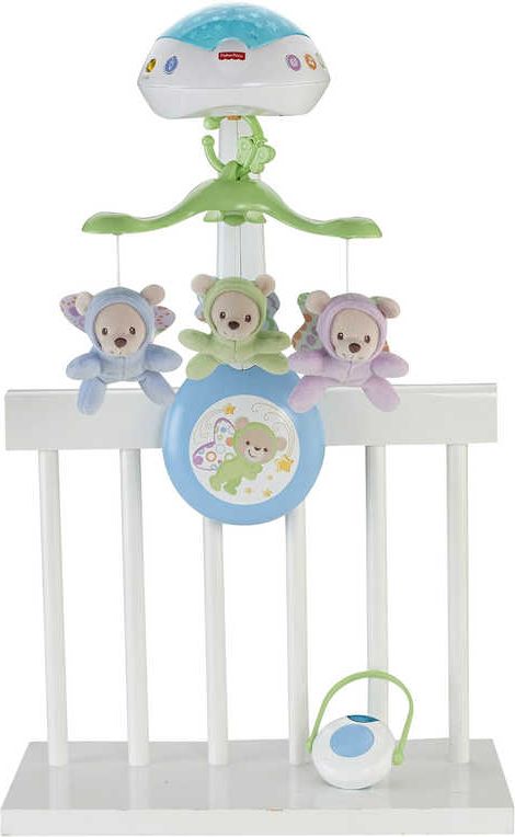 FISHER PRICE Baby kolotoč motýlci s promítáním a ukolébavkami Zvuk - obrázek 4